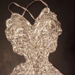 Sequin festival top